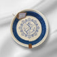 Hand-Crafted ~ Embroidered ~ Fabric Covered Rope Bowl SM