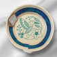 Hand-Crafted ~ Embroidered ~ Fabric Covered Rope Bowl SM