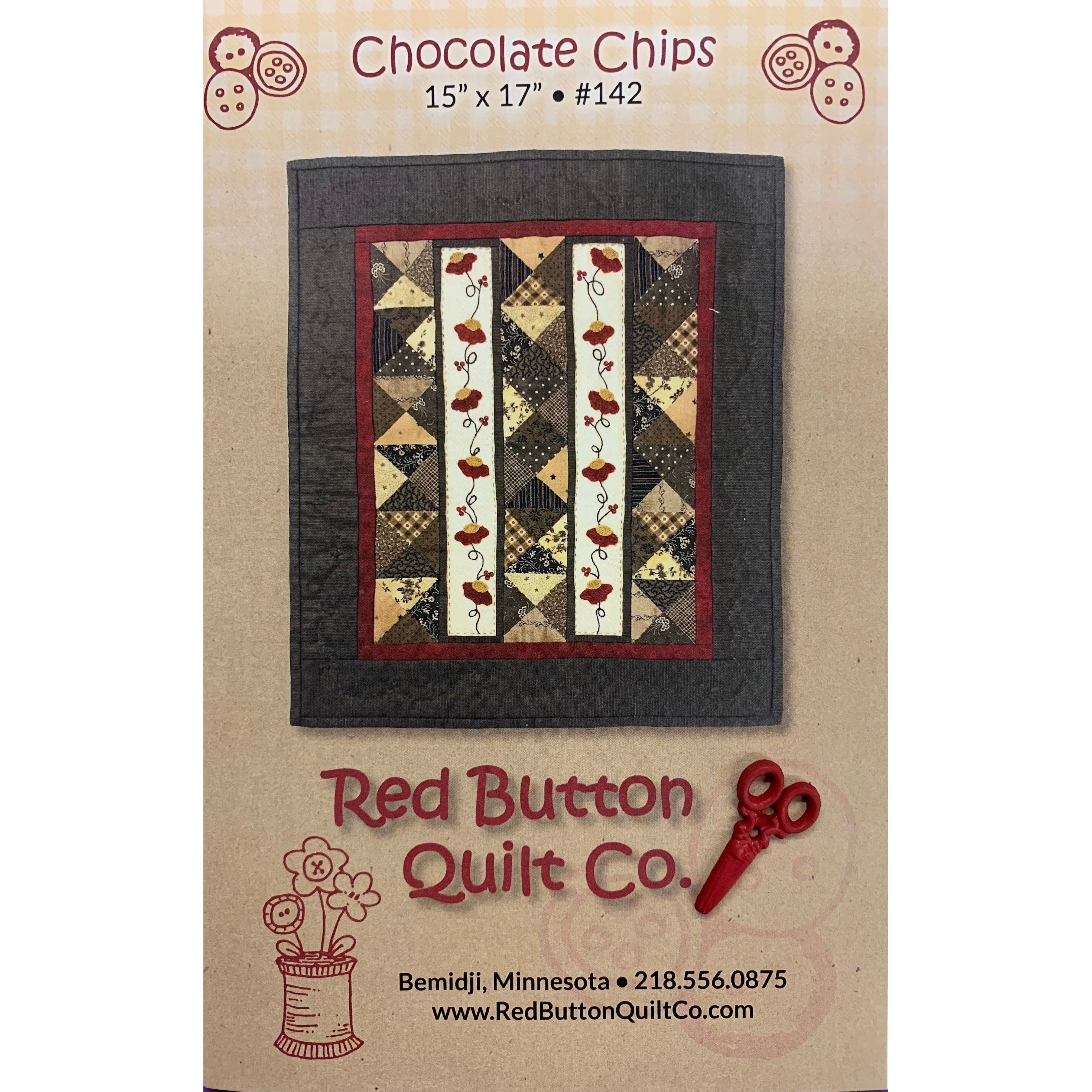 Red Button Quilt Company Chocolate Chips Quilt Pattern Hobby House