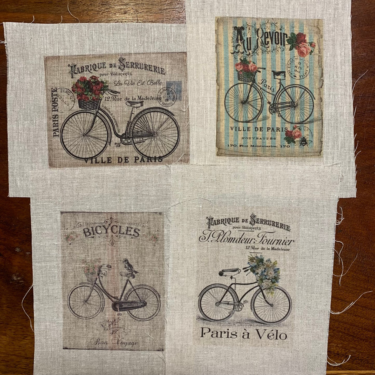 L'Atelier D'Isabelle ~ Vintage Printed Images ~ Bicycles