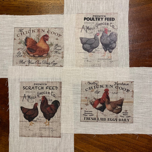 L'Atelier D'Isabelle ~ Vintage Printed Images ~ Chickens