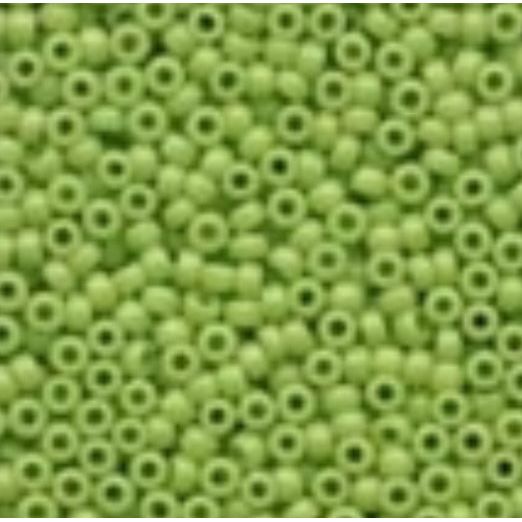 02066 Crayon Yellow Green Seed Beads