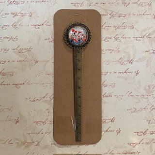 Paxe's Designs | Flower Bookmark & Ruler