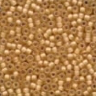 62040 Apricot Frosted Seed Beads