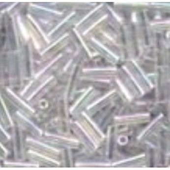 70161 Crystal Small Bugle Glass Beads