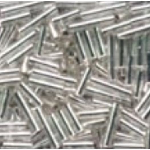 72010 Ice Small Bugle Glass Beads