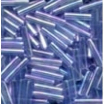 80168 Sapphire Medium Bugle Glass Beads