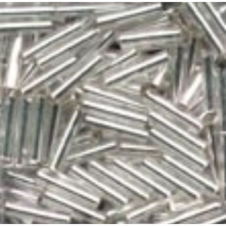 82010 Ice Medium Bugle Glass Beads