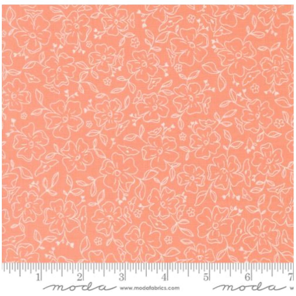 Dainty Meadow ~ Dainty Doodles Small 31743 19 Coral