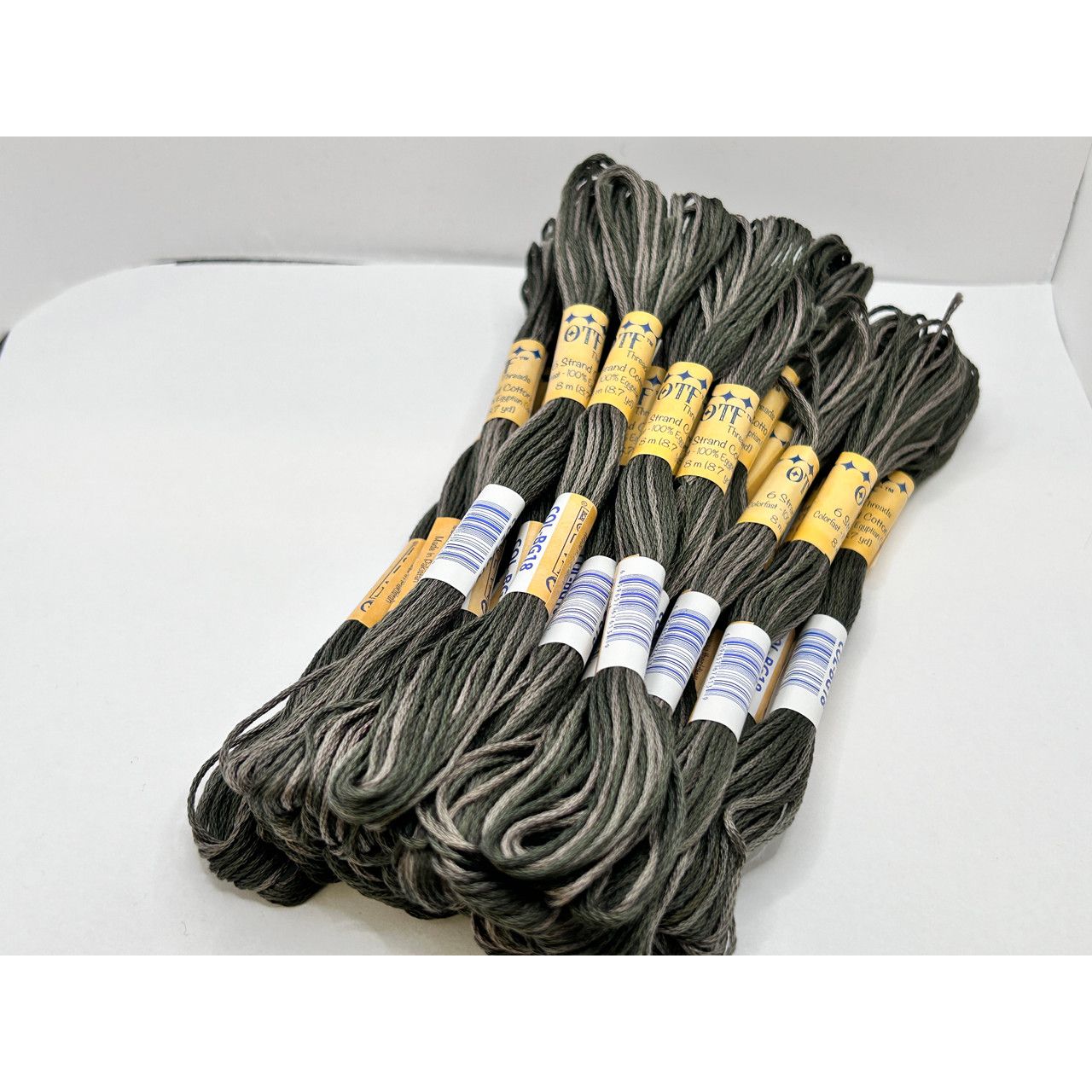 Old Tattered Flag 6 Strand ~ Witch Black