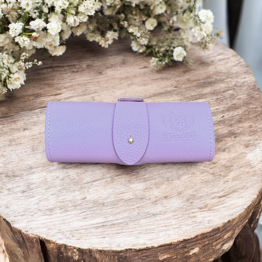 Winterbury Lilac Leather Scissor / Accessories Case