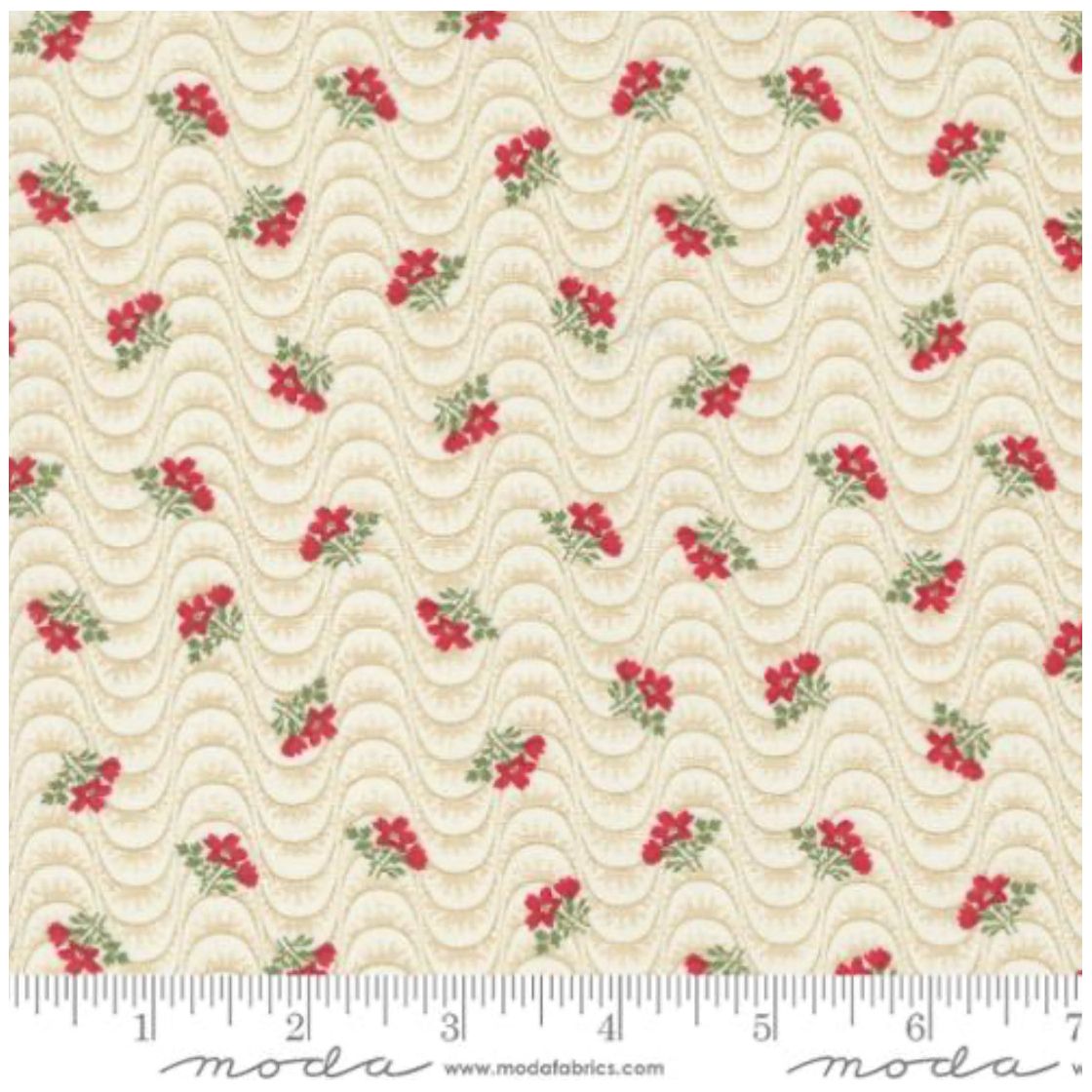 Grand Haven ~ Floral Moire 14987 11 Cream