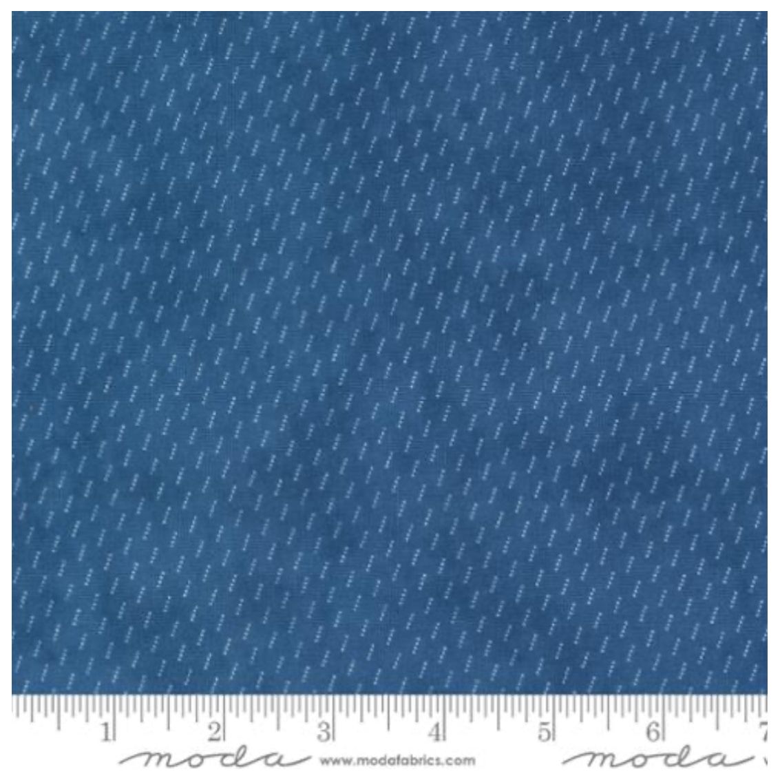 Grand Haven | Dotted Shirting 14988 18 Nautical Blue