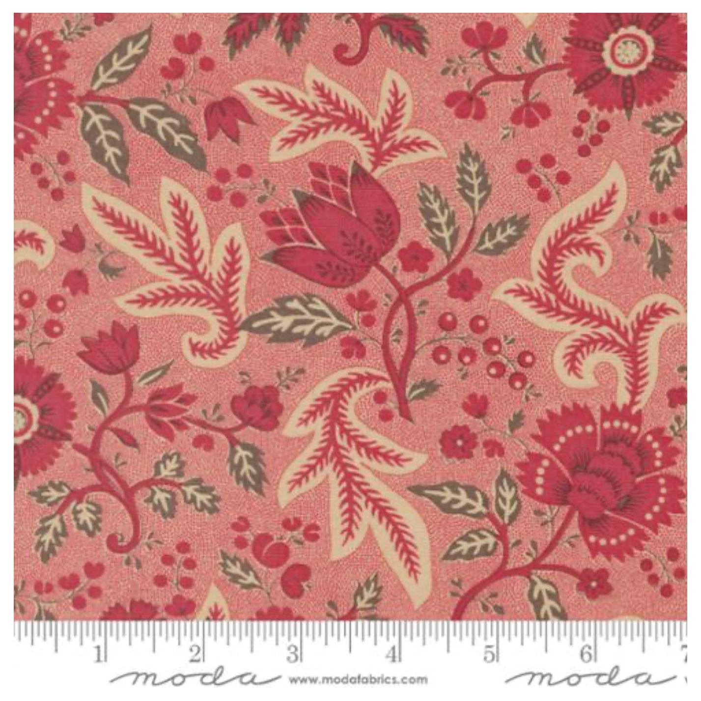 Rouenneries Trois ~ Belle Reproduction 13961 15 Faded Red