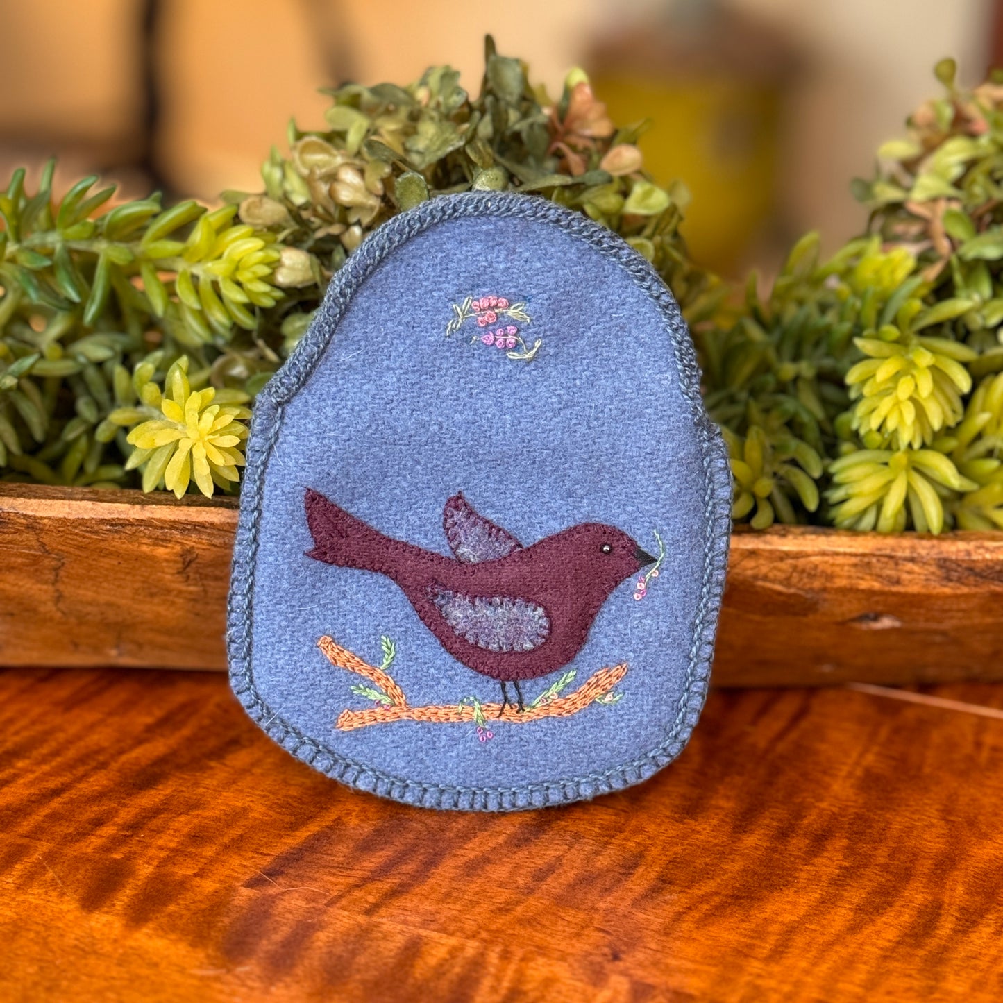 Paxe's Designs | Hand-Made Bird Wool Pouch