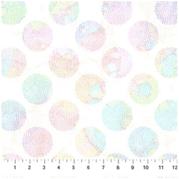 Dragonfly Dance ~ Dots ~ DP27507-10 White Multi