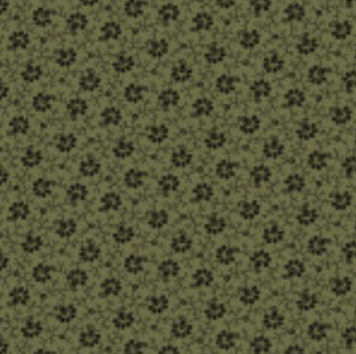 Bluebird Manor | Green Paisley Flower R221049D-GREEN