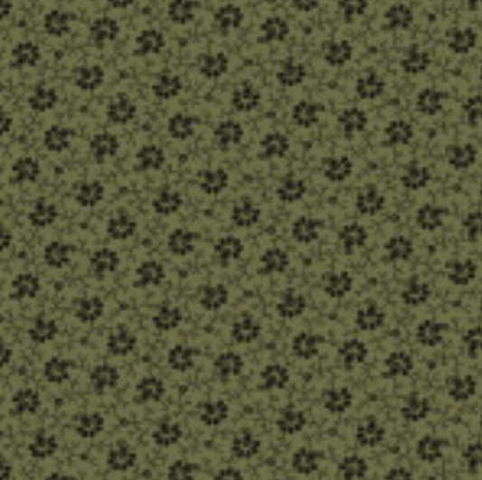 Bluebird Manor | Green Paisley Flower R221049D-GREEN