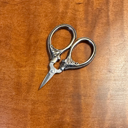 Mini Embroidery Scissors ~ Antique Silver