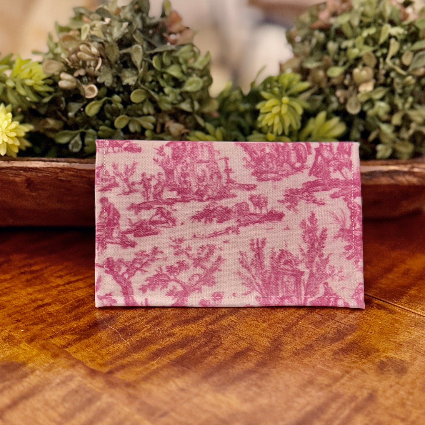 Sajou Needle Case | Pink Toile de Jouy miniature