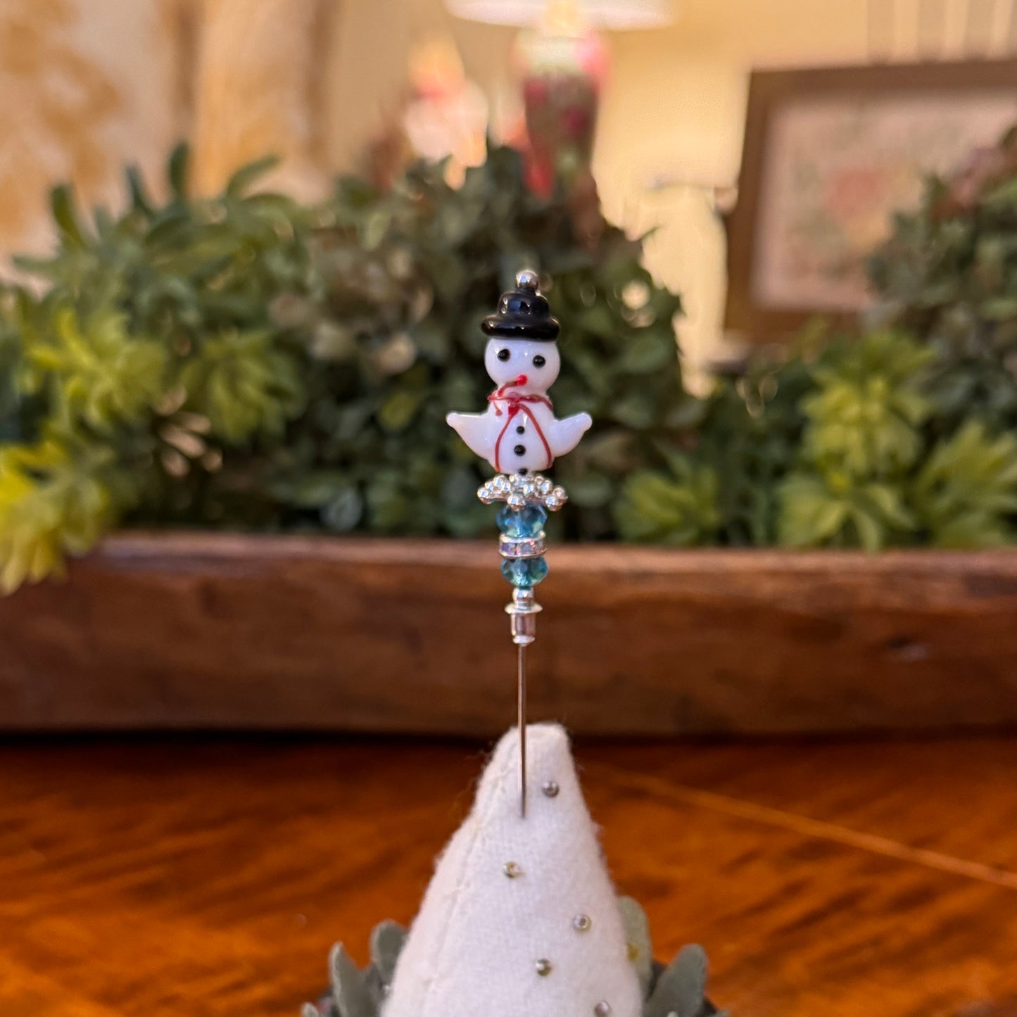 Minnie McBean Counting Pin | Snowman