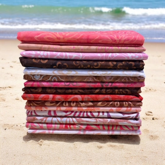 Coral Beach ~ Fat Quarter Bundle 15 pcs