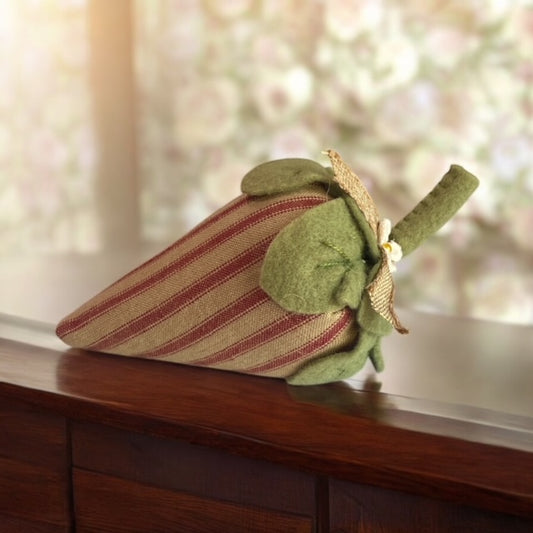 Paxe's Designs | Homespun Style Strawberry Pincushion