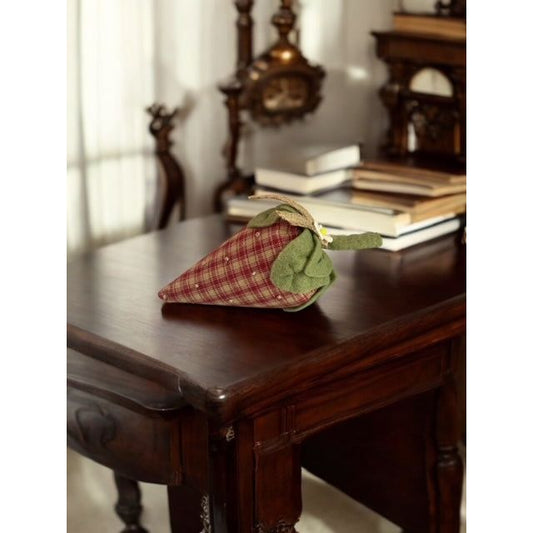 Paxe's Designs | Homespun Style Strawberry Pincushion