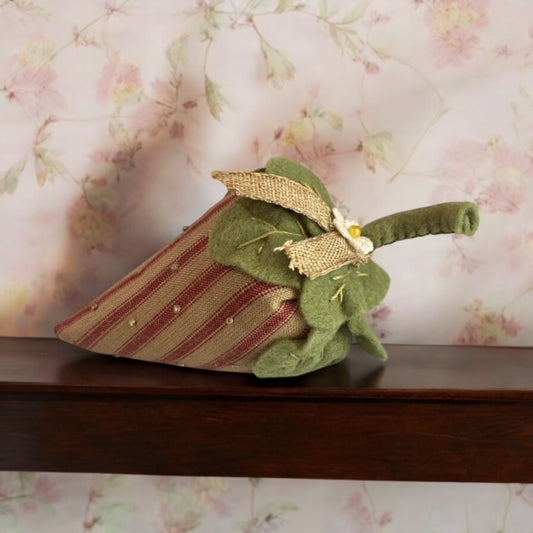 Paxe's Designs | Homespun Style Strawberry Pincushion
