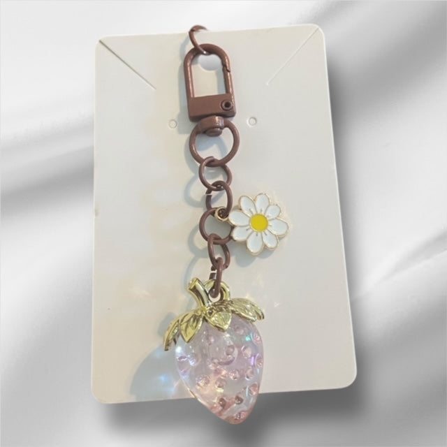 Paxe's Designs ~ Strawberry Key Chain
