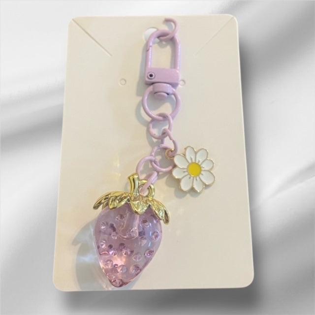 Paxe's Designs ~ Strawberry Key Chain