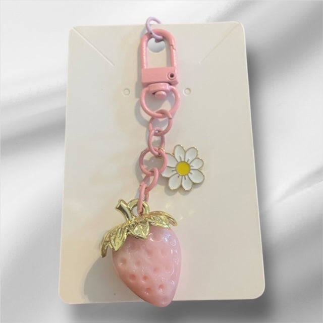 Paxe's Designs ~ Strawberry Key Chain