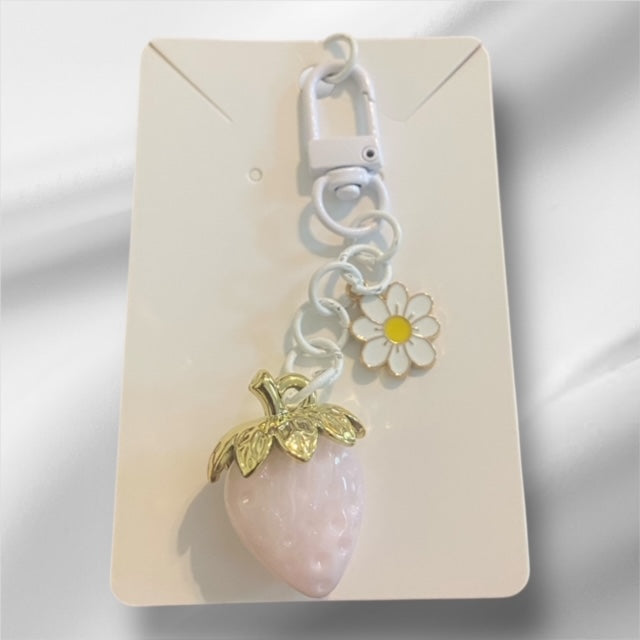Paxe's Designs ~ Strawberry Key Chain