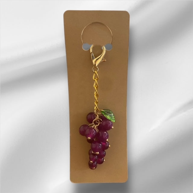 Paxe's Designs ~ Grapes Keychain