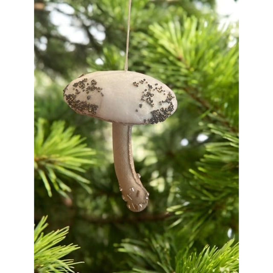 Paxe's Designs ~ Velvet Mushroom Ornament