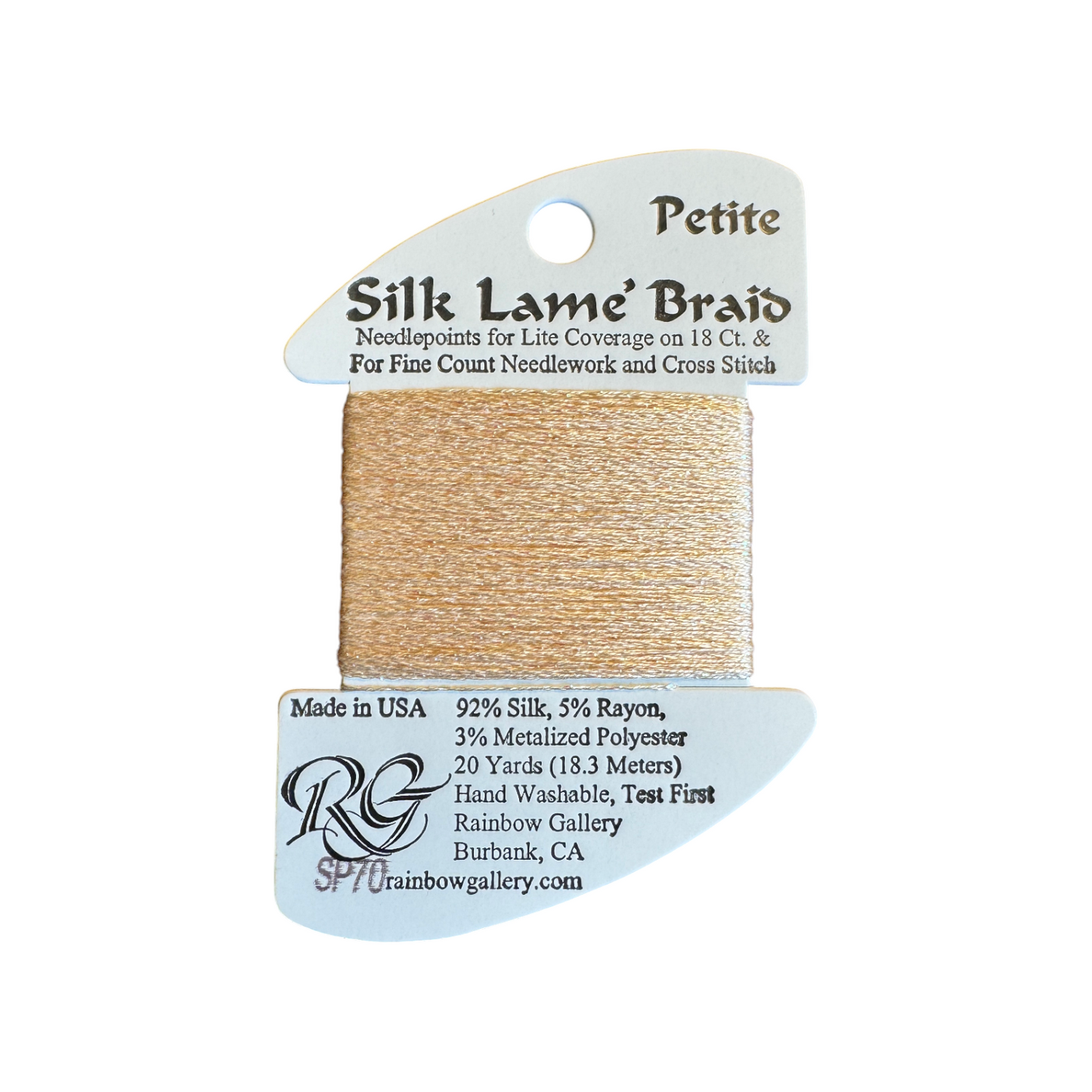Silk Lame Braid Petite | SP70