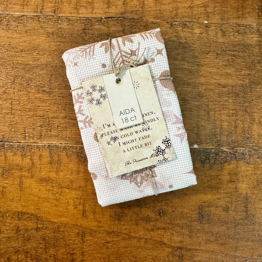 The Primitive Hare | 18 ct  White Flakes Aida