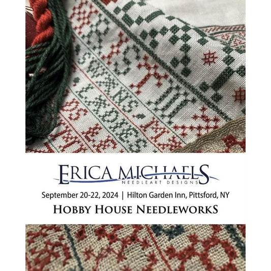 A 1740 Band Sampler - Reimagined for the Holidays ~ A Weekend Workshop with Erica Michaels