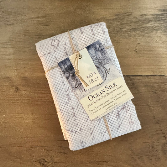 The Primitive Hare | 18 ct Ocean Silk Aida
