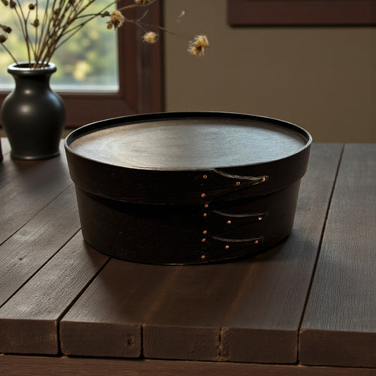 Keller Krafted | #5 Shaker Box with Recessed Lid ~ Black