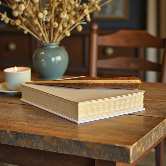 Hand-Turned Wood Laying Tool / Stiletto