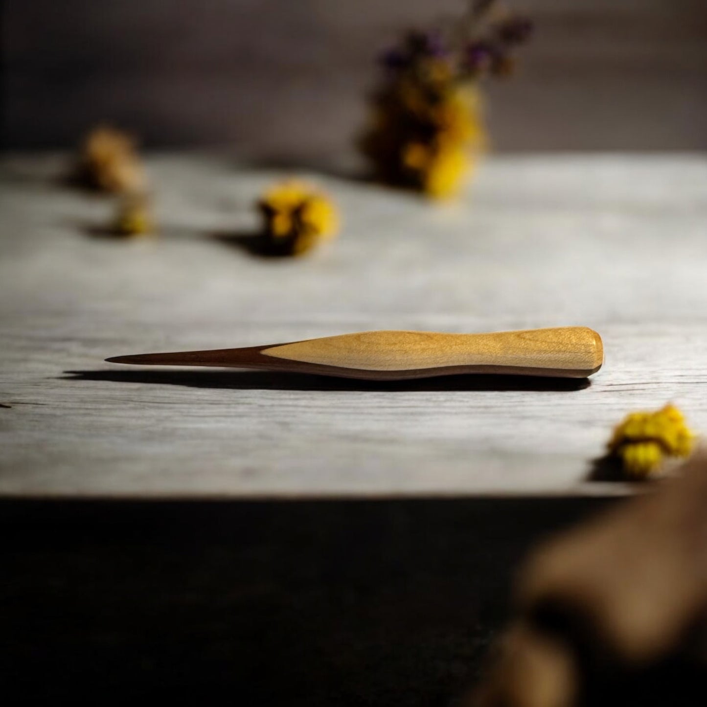 Hand-Turned Wood Laying Tool / Stiletto (Copy)