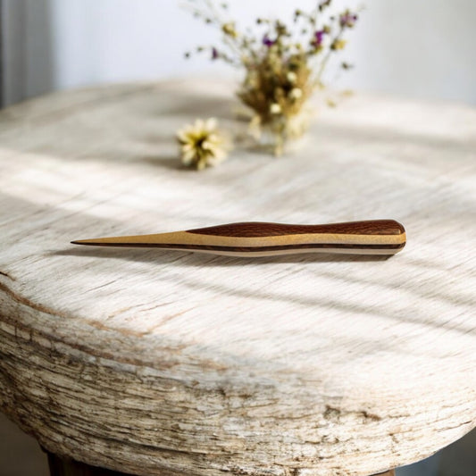 Hand-Turned Wood Laying Tool / Stiletto