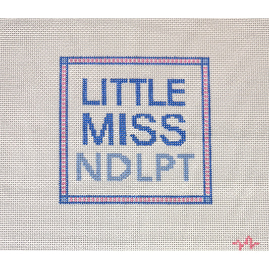 Code Thread Needlepoint | Little Miss NDLPT Needlepoint Canvas