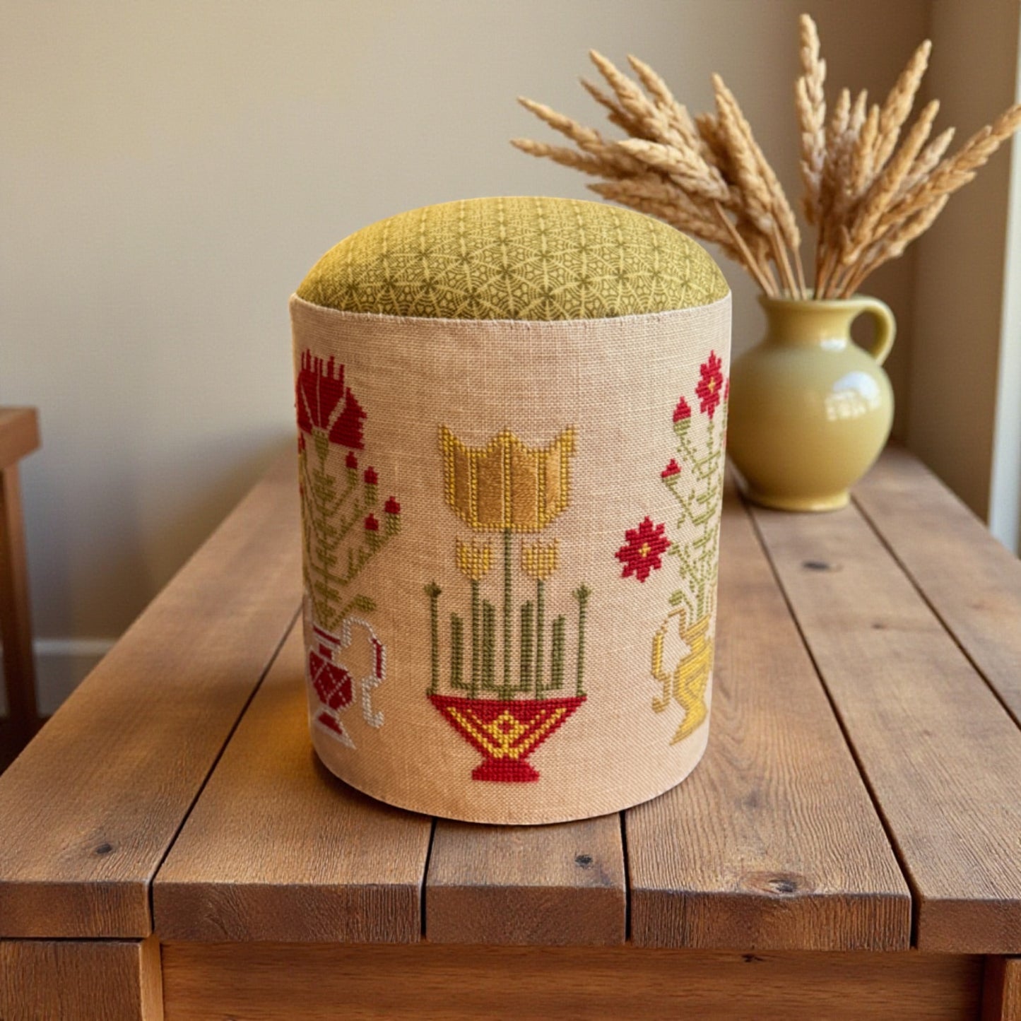 Hobby House Press | Mary Ann Priest Sampler Drum Pattern