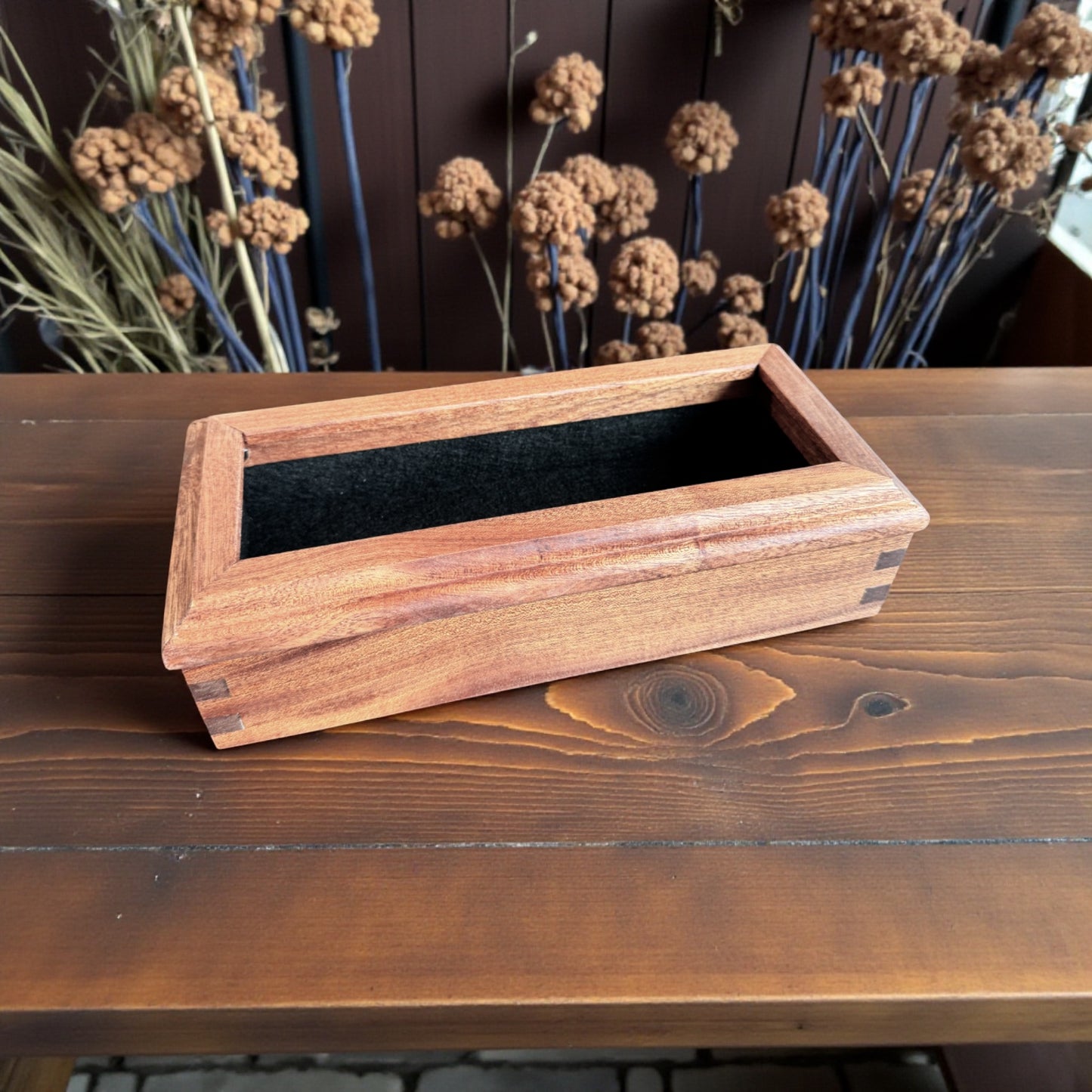 Olde Colonial Designs | Pencil Box - Mahogany