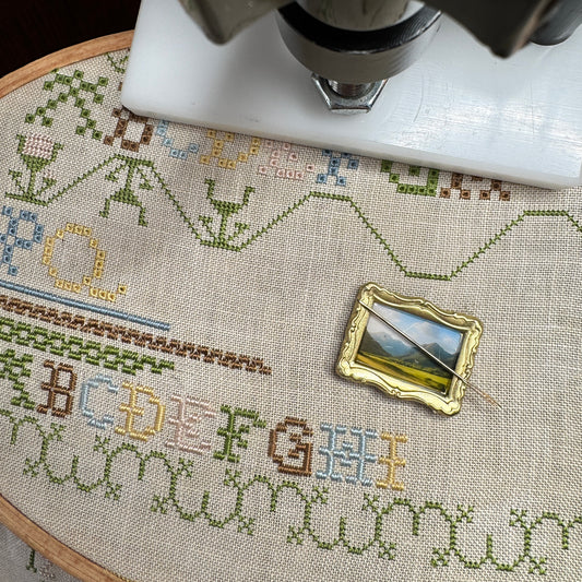 Hobby House Needleworks | Vintage Landscape Needle Minder