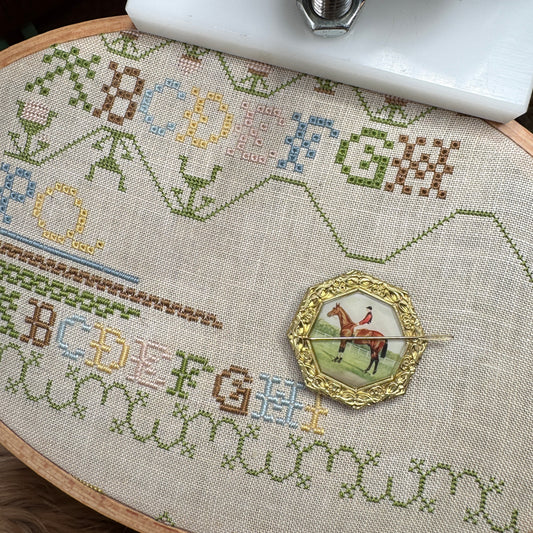 Hobby House Needleworks | Vintage Equine Needle Minder