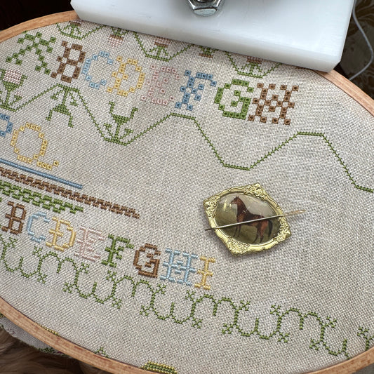 Hobby House Needleworks | Vintage Equine Needle Minder