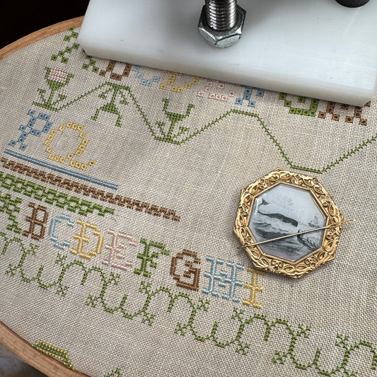 Hobby House Needleworks | Vintage Whale Needle Minder